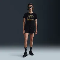 Nike Swoosh женская Wrestling футболка цвет черный