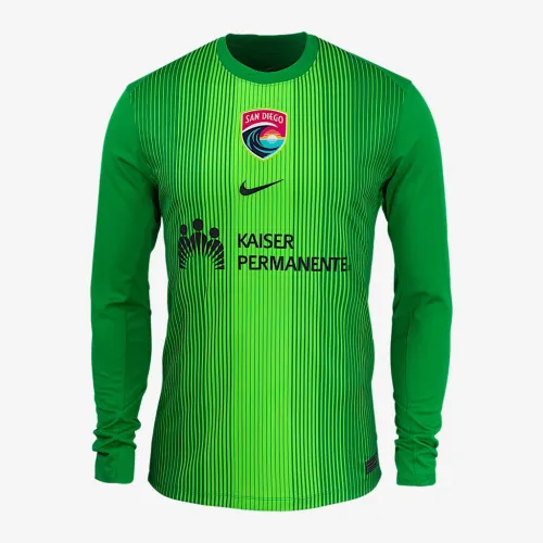 San Deigo Wave FC 2025 Stadium Goalkeeper мужские Nike NWSL Replica Jersey цвет зеленый