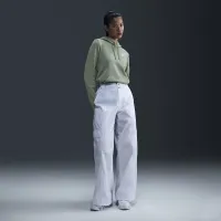 Nike Sportswear Club Fleece женская Pullover Толстовка с капюшоном цвет зеленый