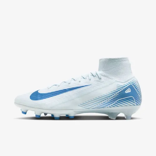 Nike Mercurial Superfly 10 Elite AG-Pro High-Top футбольні бутси блакитний