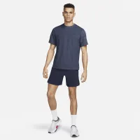 Nike Primary мужские Dri-FIT Short-Sleeve Versatile Top синий