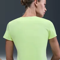 Nike Form женская Short-Sleeve Top Yellow