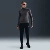 Nike Swift женская Therma-FIT ADV 1/4-Zip Running Top with Reflective Accents цвет серый