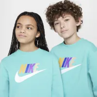 Nike Sportswear Club Fleece Big дитячі світшот колір зелений