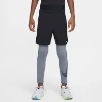 Nike Pro Warm Big дитячі (для хлопчиків) Dri-FIT тренувальні Tights колір сірий