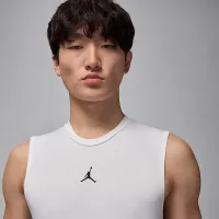 Nike Jordan Sport мужские Dri-FIT Sleeveless Base Layer Tank цвет белый