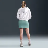 Nike Sportswear Phoenix Fleece женская юбка цвет зеленый