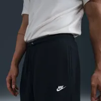 Nike Club чоловічі Open-Hem Fleece Pants колір чорний
