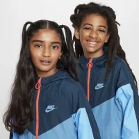 Nike Sportswear Windrunner EasyOn Big детские Repel Куртка синий