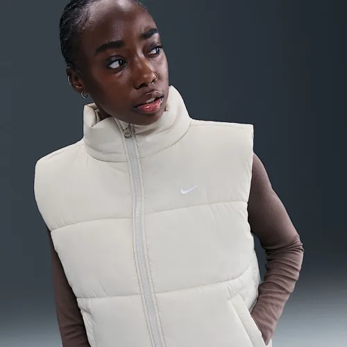 Nike Sportswear Classic Puffer женская Therma-FIT Loose Vest цвет серый