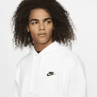 Nike Sportswear Club Fleece Pullover Толстовка з капюшоном колір білий