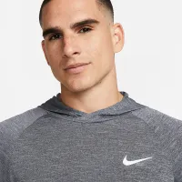 Nike чоловічі Long-Sleeve Hooded Hydroguard Swim Shirt колір чорний