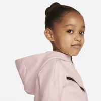 Nike Sportswear Tech Fleece Toddler Zip Толстовка с капюшоном and Pants набор Pink