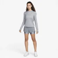 Nike Dri-FIT Swift Element UV женская Crew-Neck Running Top цвет серый