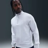 Nike Sportswear Club чоловічі 1/2-Zip Fleece Top колір коричневий