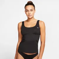 Nike Tankini жіноча Swimsuit Top колір чорний