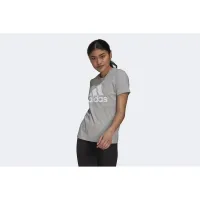 Футболка adidas Loungewear Essentials Logo Tee H07808 - Сіра