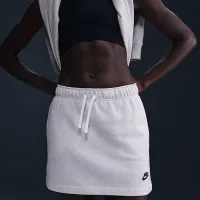 Nike Sportswear Club Fleece женская Mid-Rise юбка цвет коричневый