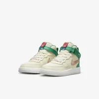 Nike Force 1 Mid SE EasyOn Little детские Кроссовки цвет белый