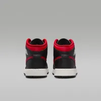 Nike Air Jordan 1 Mid Big детские Кроссовки цвет черный
