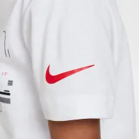 Nike Toddler синийprint футболка цвет белый