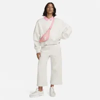 Nike Sportswear Phoenix Fleece женская С высокой Талией Cropped Sweatpants цвет коричневый