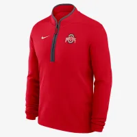 Ohio State Buckeyes Victory мужские Nike Dri-FIT College 1/2-Zip Long-Sleeve Top цвет красный