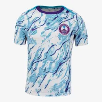 Orlando Pride 2025 чоловічі Nike NWSL Short-Sleeve Pre-Match Top колір фіолетовий