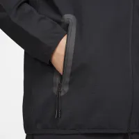 Nike Tech мужские Lightweight Knit Full-Zip Толстовка с капюшоном цвет черный