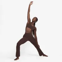 Nike Yoga Dri-FIT Luxe жіноча Flaколір червоний Pants колір коричневий