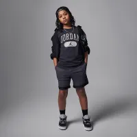 Nike Jordan Big дитячі Elevate Wash футболка колір чорний
