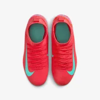 Nike Jr. Mercurial Superfly 10 Club Little/Big дитячі MG High-Top футбольні бутси колір червоний