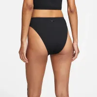 Nike жіноча З високою талією Bikini Swim Bottom колір чорний
