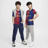 FC Barcelona 2024/25 Stadium Home Big детские Nike Dri-FIT Soccer Replica Jersey синий
