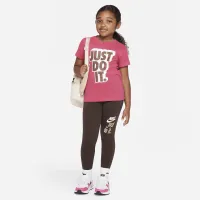 Nike Relaxed Tee and Scrunchie комплект Little Kids 2-Piece комплект Pink