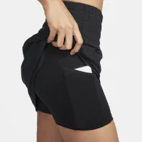 Nike One женская Dri-FIT Ultra С высокой Талией Skort цвет черный