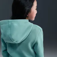 Nike Sportswear Club Fleece Big дитячі Pullover Толстовка з капюшоном колір зелений