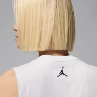Nike Jordan жіноча Sleeveless Graphic футболка колір коричневий