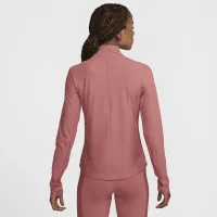 Nike One Rib жіноча Dri-FIT Full-Zip Mid Layer Pink