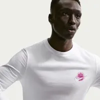 Nike Essential мужские Long-Sleeve баскетбольные футболка цвет белый