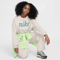 Nike Sportswear Club Fleece Girls' Boxy Crew-Neck свитшот цвет серый