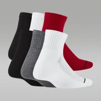 Nike Jordan Legend Big дитячі Ankle шкарпетки (6 пар) колір червоний