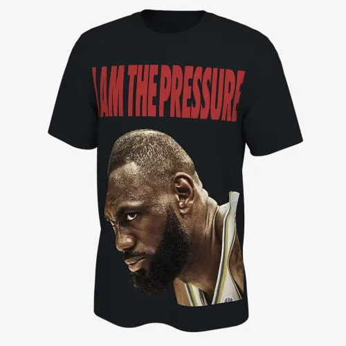 LeBron James мужские Nike футболка цвет черный