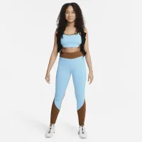 Nike One Girls' С высокой Талией Dri-FIT лосины синий