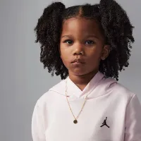 Nike Jordan Brooklyn Fleece Toddler 2-Piece Pullover Толстовка с капюшоном набор Pink