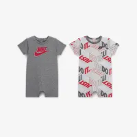 Nike Sportswear Baby (12-24M) 2 пары Rompers цвет серый