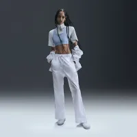 Nike Windrunner жіноча З високою талією Woven Open-Hem Pants колір білий
