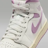 Nike Air Jordan 1 Mid женская Кроссовки цвет белый
