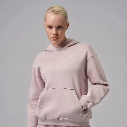 Nike Jordan Brooklyn Fleece женская Pullover Толстовка с капюшоном Pink