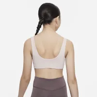 Nike Alate All U Big детские (Girls') Sports Bra цвет коричневый